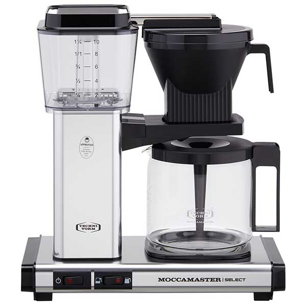 Moccamaster KBG Select Polished Silver 53970 inkl. 5 Jahre Garantie