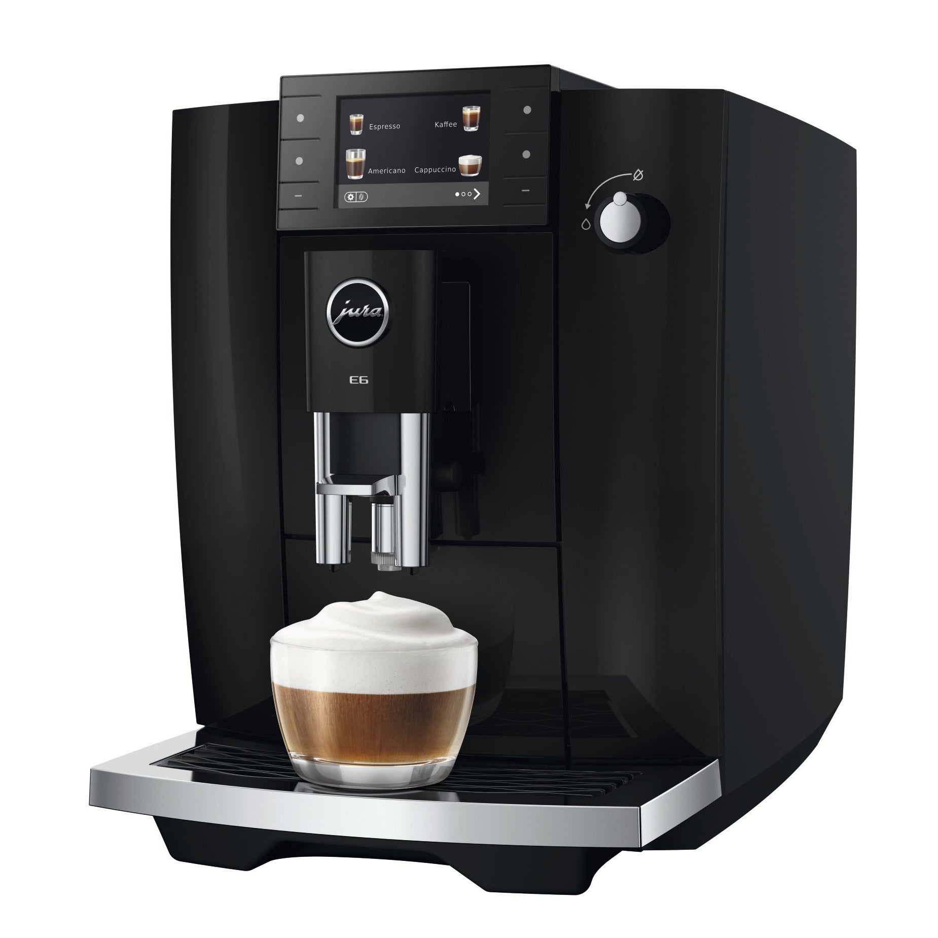 JURA E6 Piano Black (ED) 15642 mit 5 Jahren Garantie