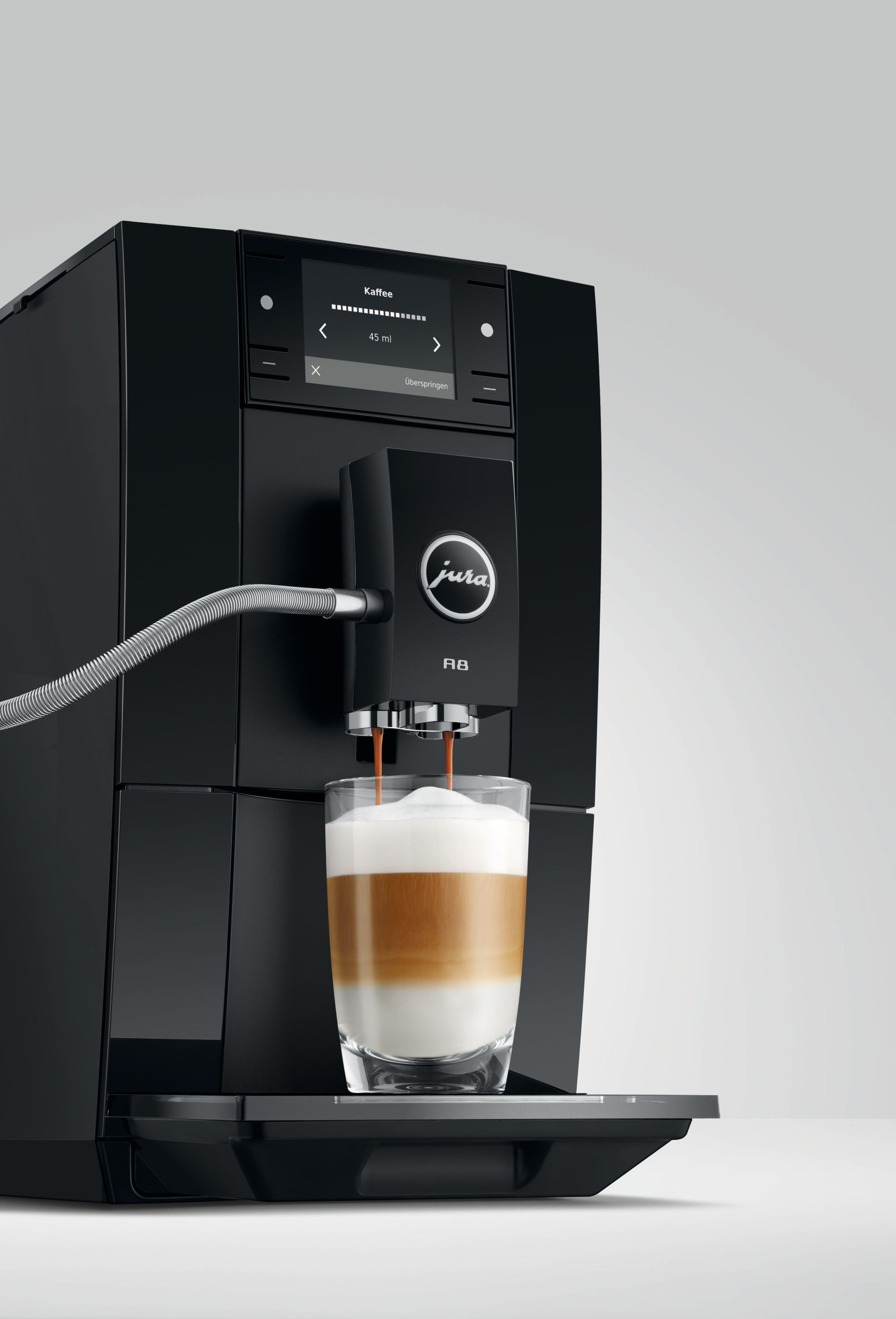 JURA A8 Piano Black (EA) 15736 - mit 5 Jahren Garantie