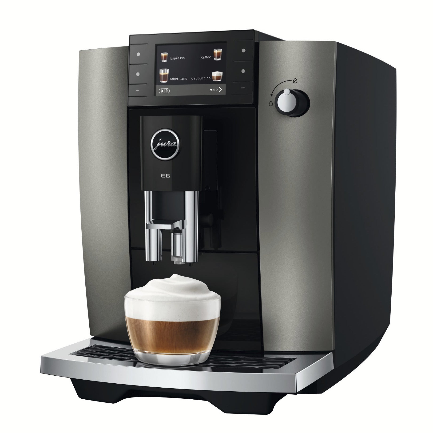 JURA E6 Dark Inox (ED) 15828 mit 5 Jahren Garantie