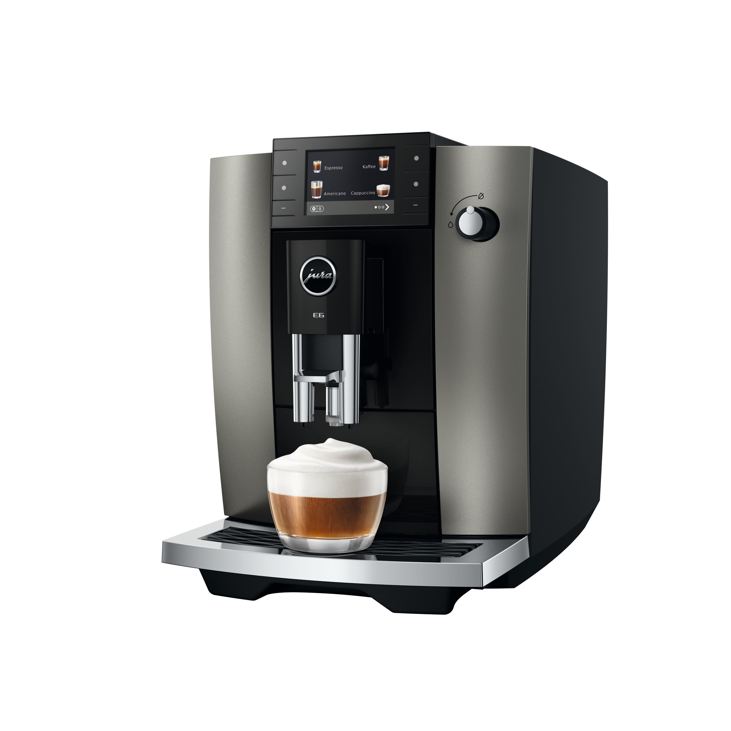 JURA E6 Dark Inox (ED) 15828 mit 5 Jahren Garantie