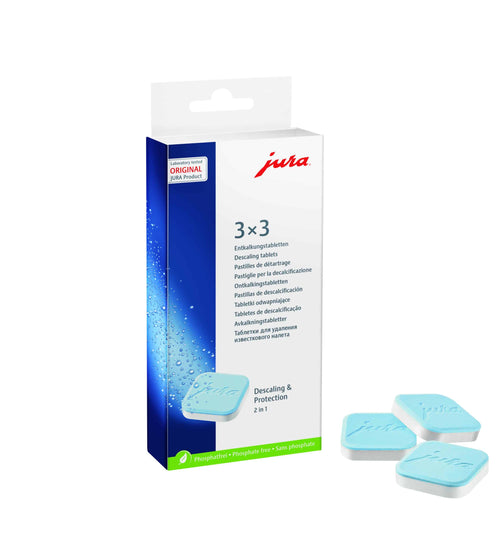 2-Phasen-Entkalkungstabletten Packung à 3x3 Stück