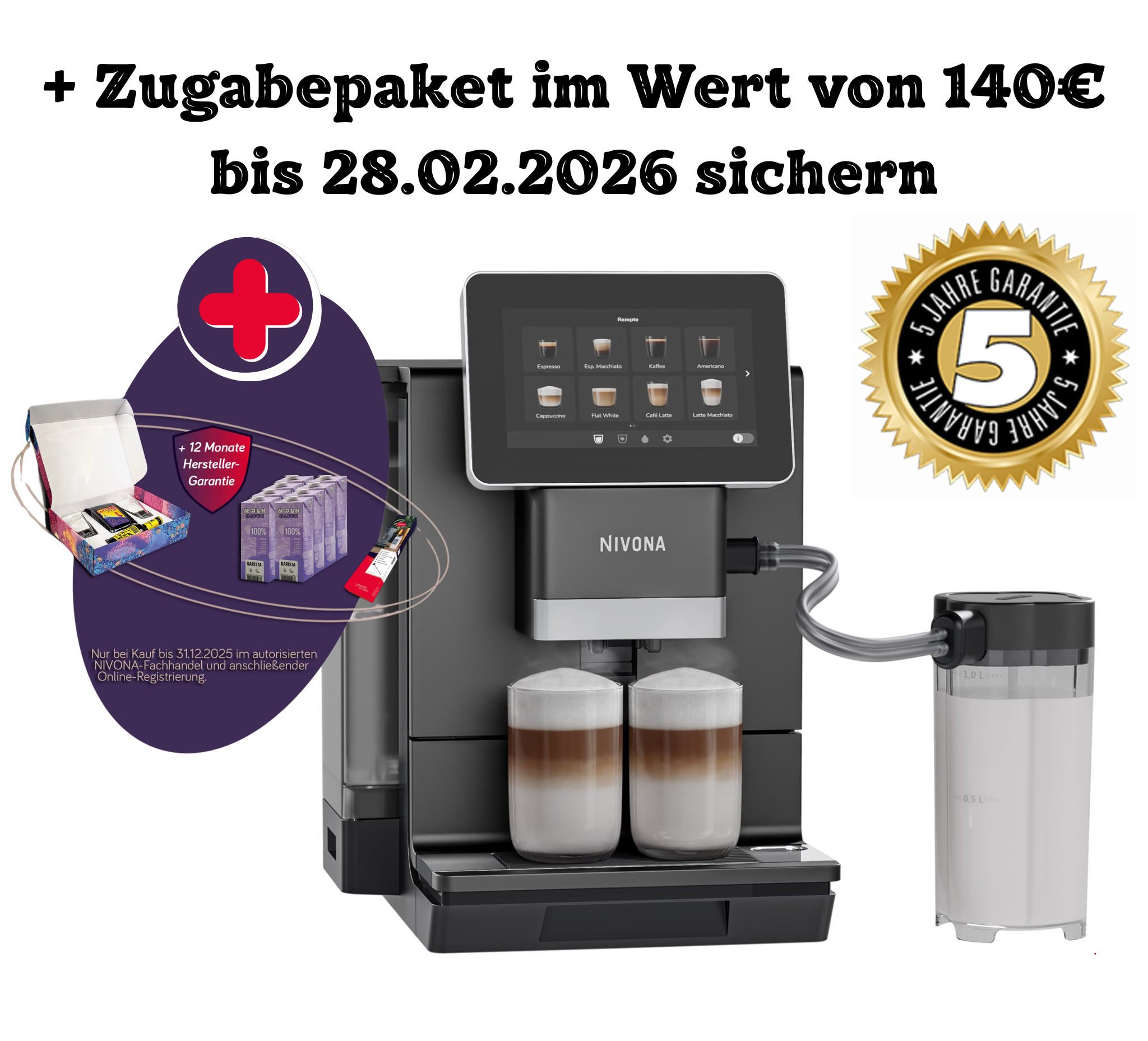 NIVONA 9101 - NIVO9101 - inkl. 5 Jahre Garantie+ gratis Zugabe