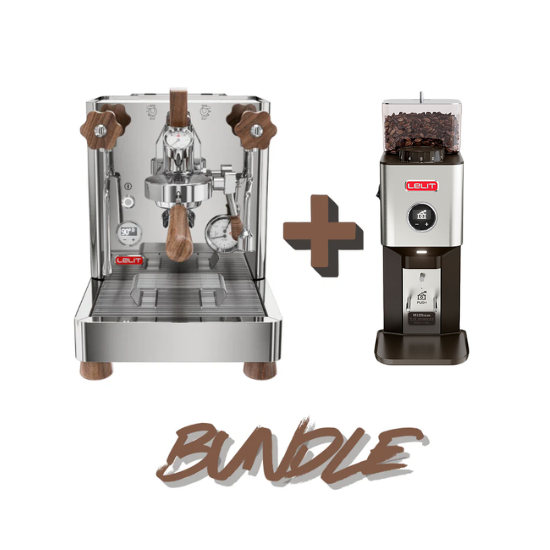 Bundel: Lelit Bianca PL162T Espressomaschine Version 3 & Lelit PL72 Mühle