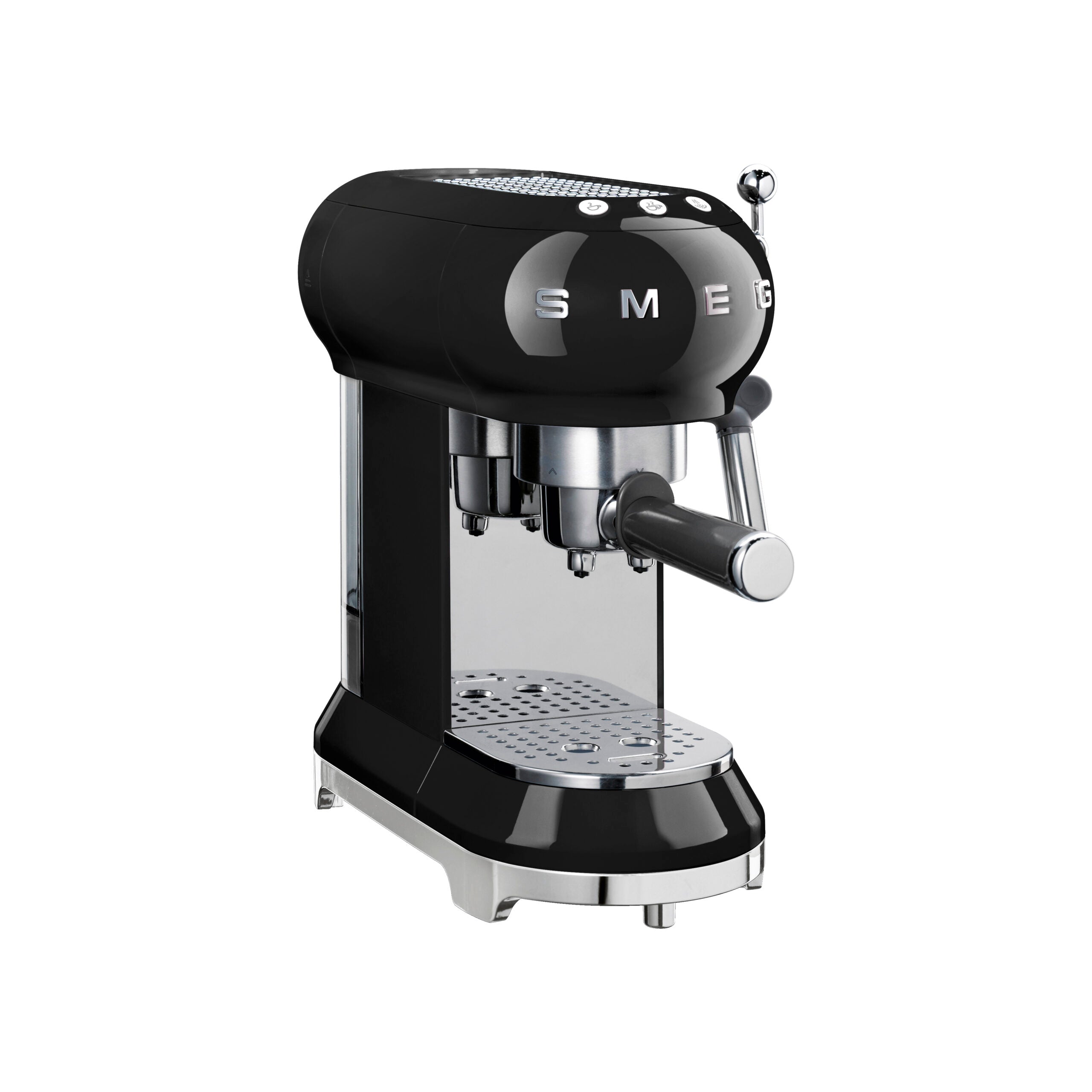 SMEG Siebträger Schwarz ECF01BLEU inkl. 5 Jahre Garantie - Retoure