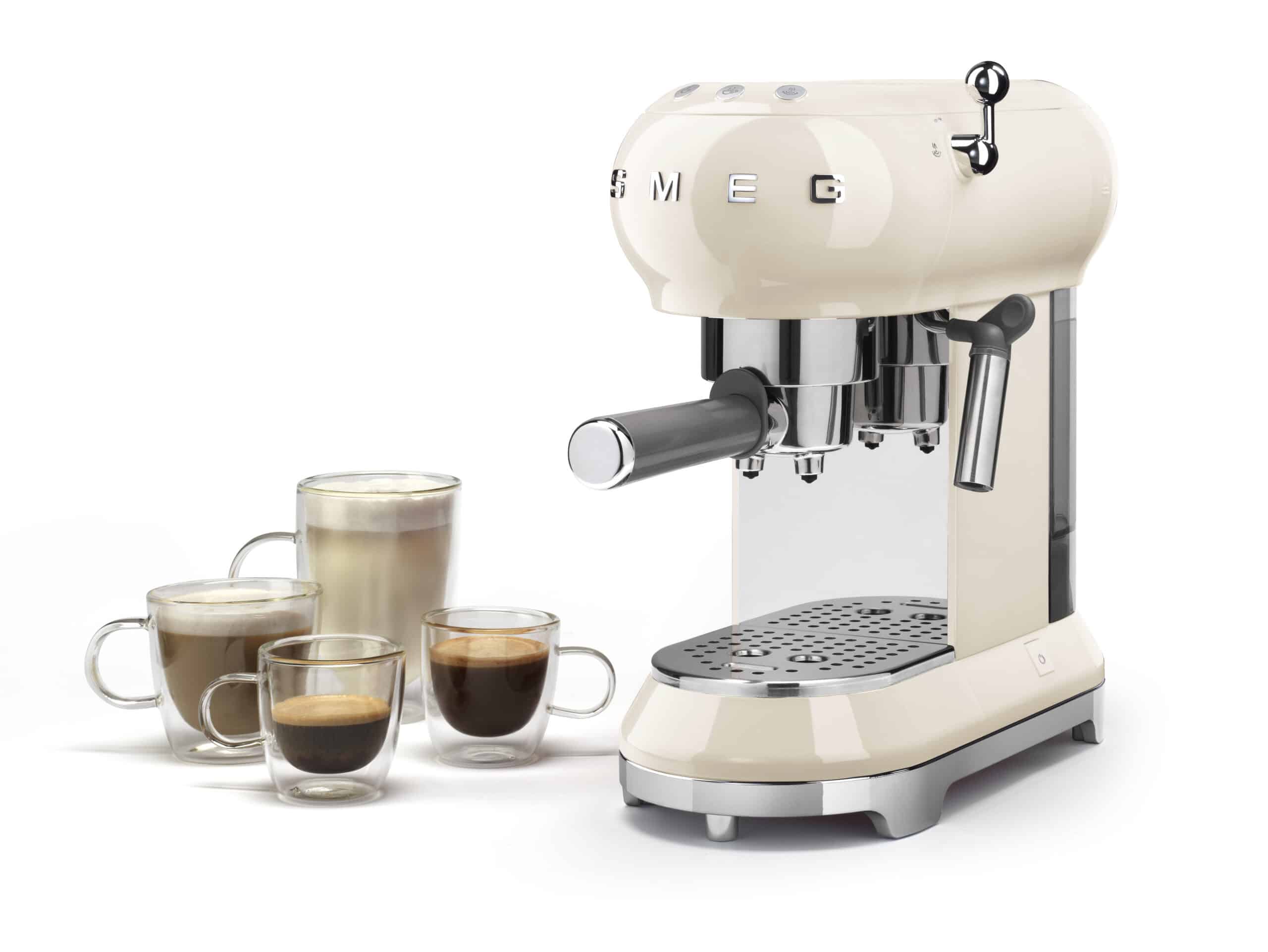 SMEG Siebträger Creme ECF01CREU inkl. 5 Jahre Garantie