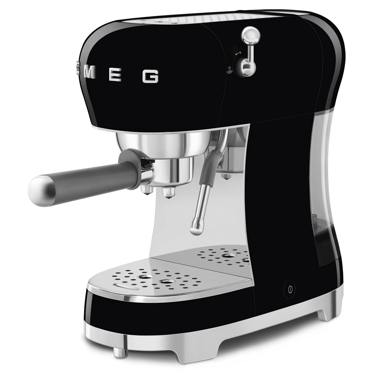 SMEG Siebträger Schwarz ECF02BLEU inkl. 5 Jahre Garantie