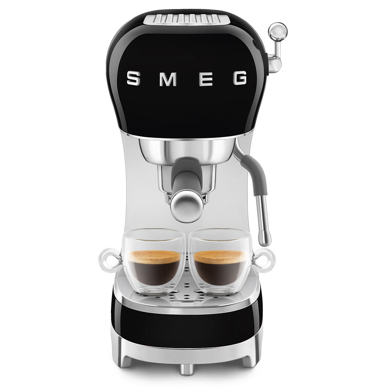 SMEG Siebträger Schwarz ECF02BLEU inkl. 5 Jahre Garantie