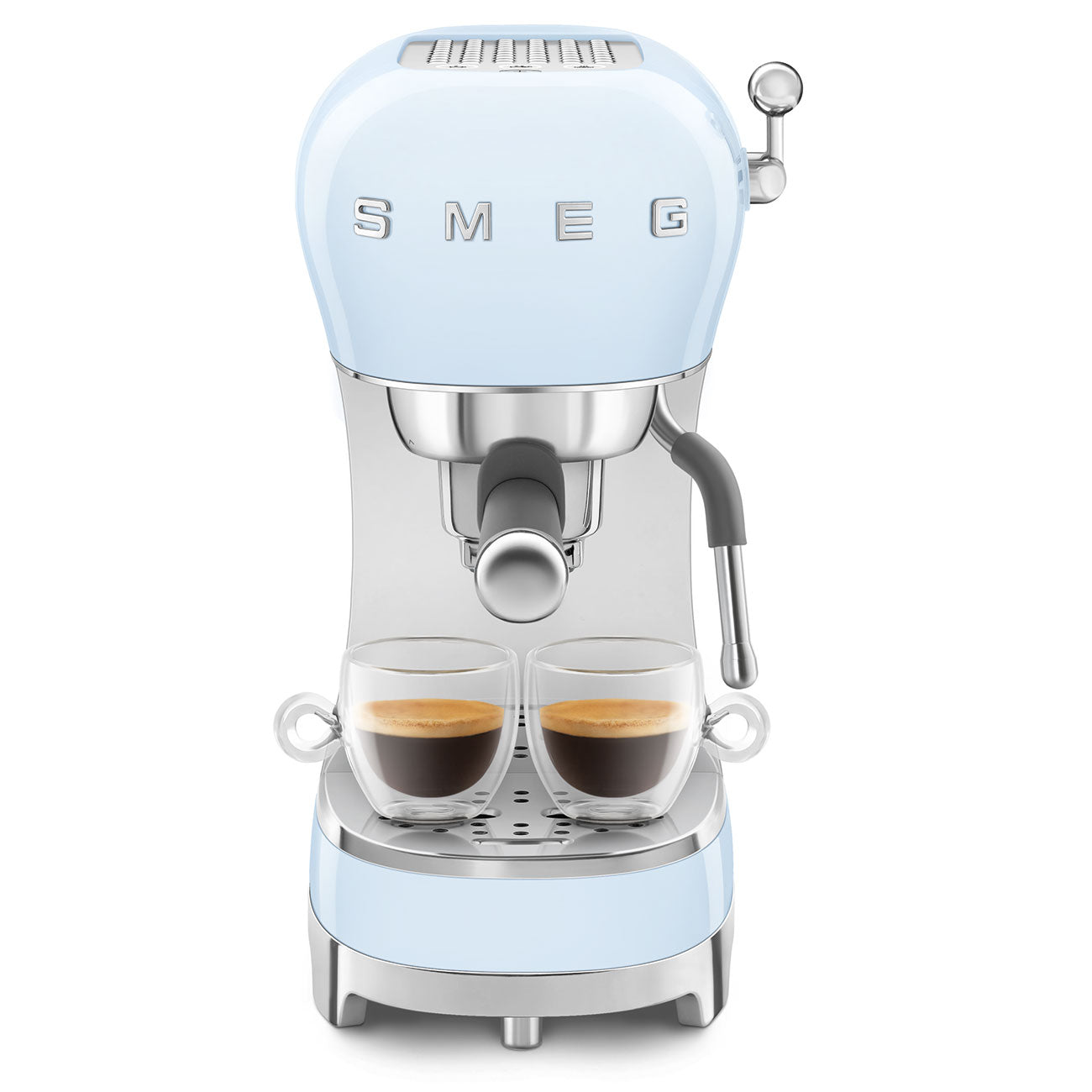SMEG Siebträger Pastell Blau ECF02PBEU inkl. 5 Jahre Garantie