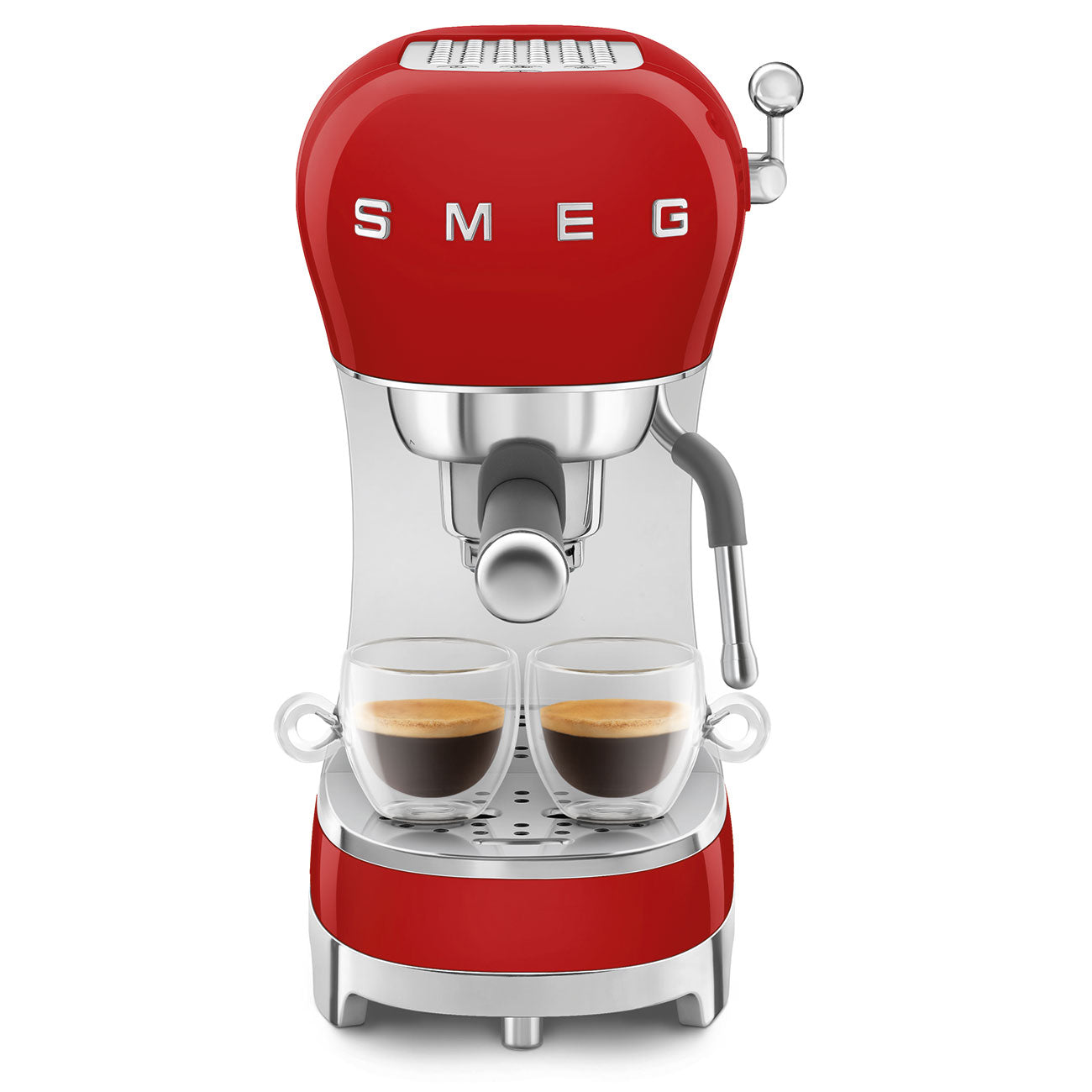 SMEG Siebträger Rot ECF02RDEU inkl. 5 Jahre Garantie