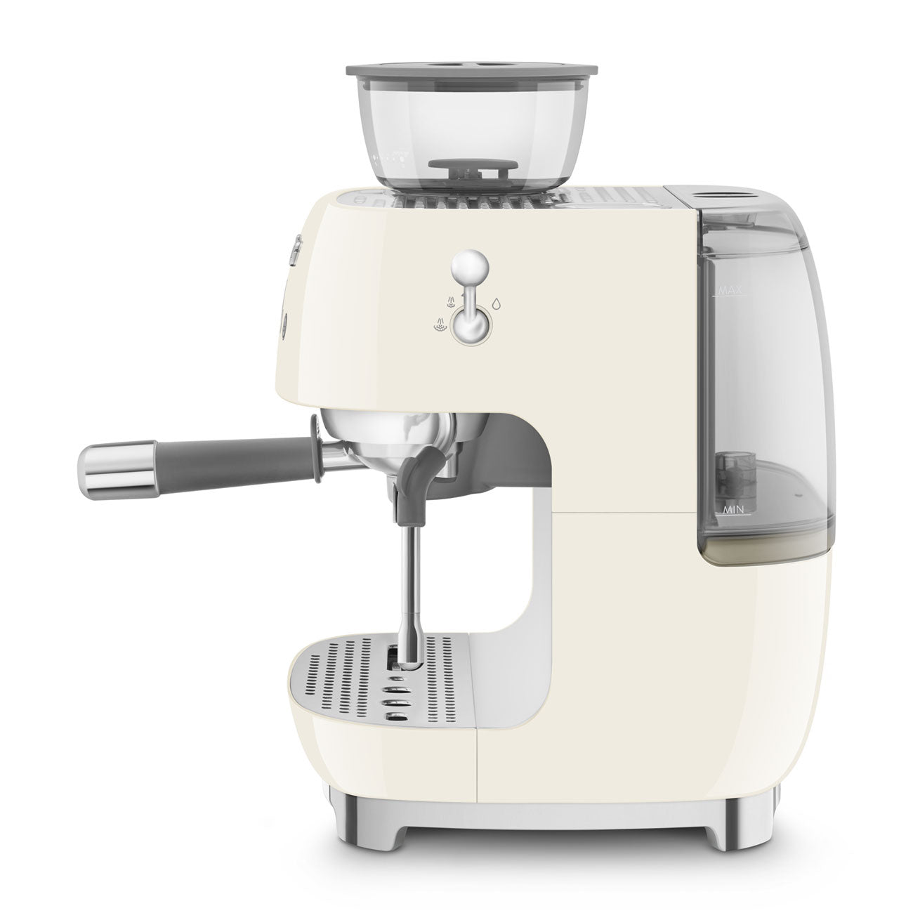 SMEG Siebträger mit Mahlwerk EGF03CREU in Creme inkl. 5 Jahre Garantie