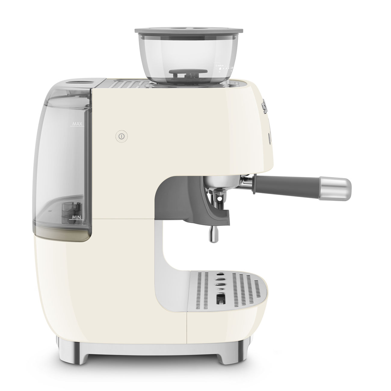 SMEG Siebträger mit Mahlwerk EGF03CREU in Creme inkl. 5 Jahre Garantie