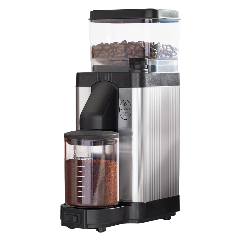 Moccamaster KM5 Kaffeemühle Silber poliert
