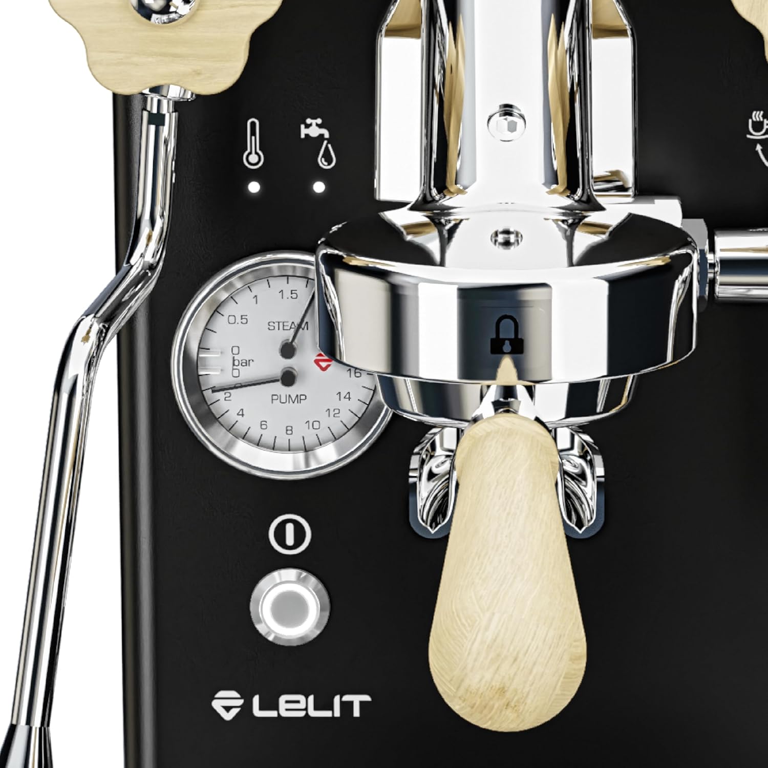 Lelit MaraX PL62X-EUCB - Schwarz - Espressomaschine Siebträger