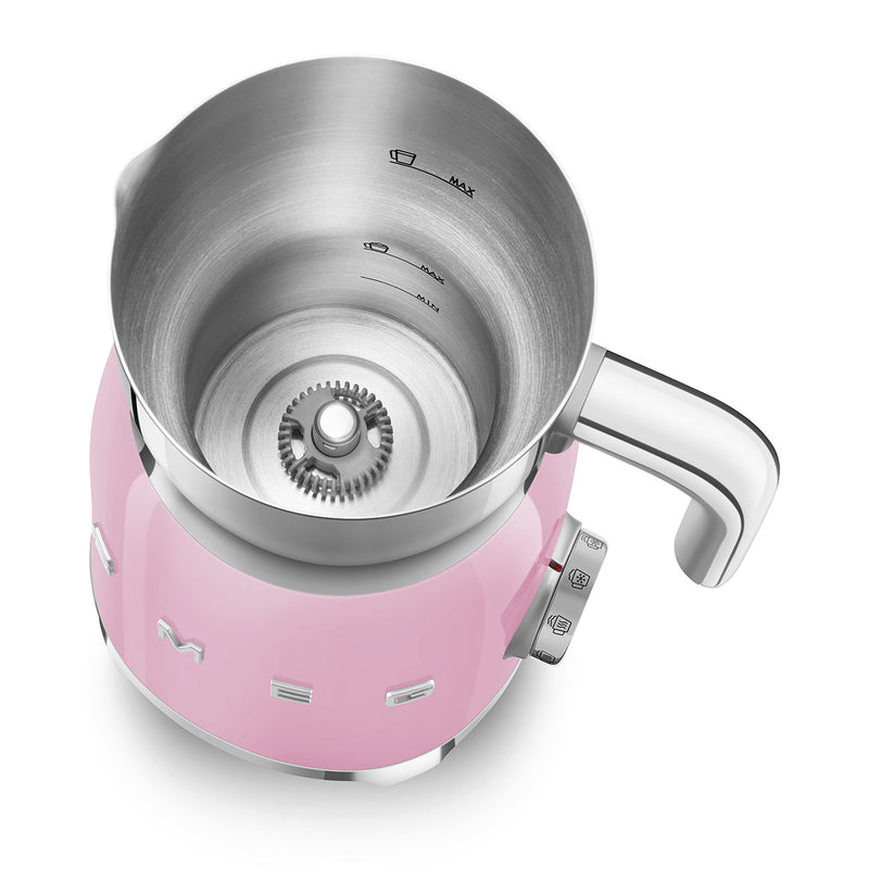 SMEG Milchaufschäumer Pink MFF01PKEU