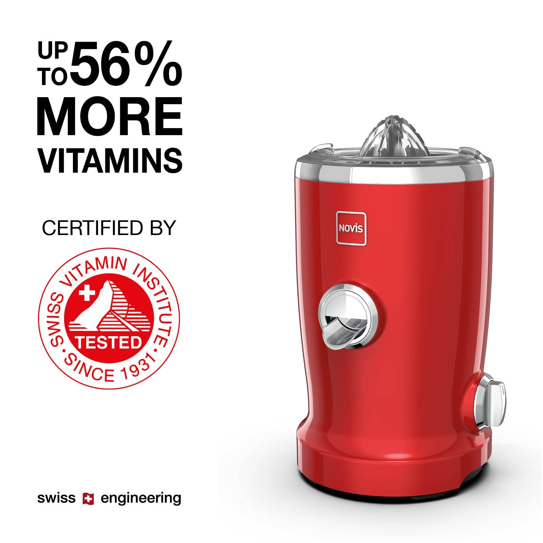 Novis VitaJuicer S1 Rot